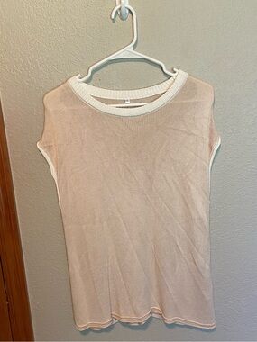 Tan sweater top